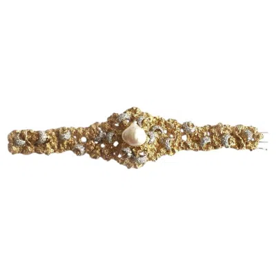 Pre-owned Goshwara Pearl & Diamond Bracelet In Multi