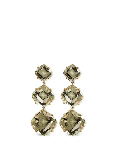 Goshwara Prasiolite Earrings In Transparent