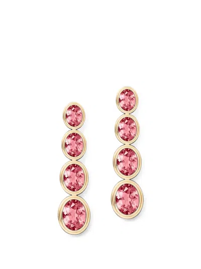 Goshwara Tourmaline Four-tier Earrings In Multi