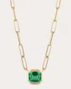 Goshwara Women's Emerald & 18k Gold Limited Edition Pendant Necklace In Green