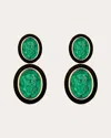 Goshwara Women's Emerald & 18k Gold Limited Edition Tier Drop Earrings In Green
