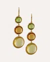 Goshwara Women's Lemon Quartz & Citrine 18k Gold Mischief Drop Earrings In Multi