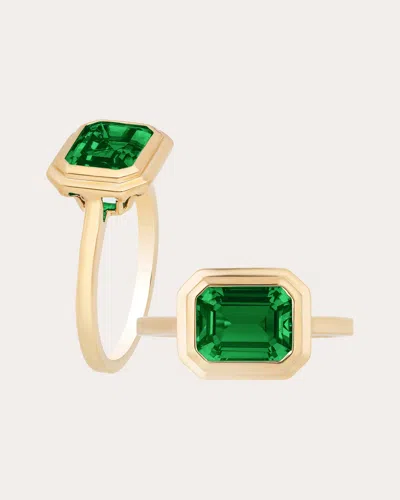 Goshwara Women's Limited Edition 18k Gold Emerald Ring In Green