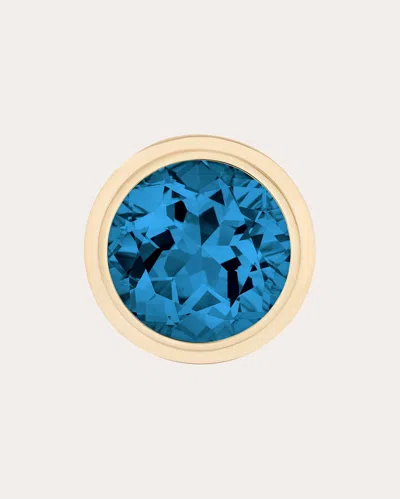 Goshwara Women's Manhattan 18k Gold London Blue Topaz Ring