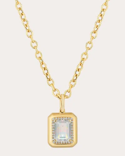 Goshwara Emerald Cut Pendant Necklace In Gold