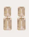 Goshwara Women's Quartz & 18k Gold Gossip Earrings In Gold