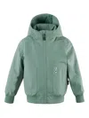 Gosoaky Blue Bird Hooded Jacket In Green