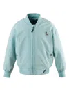 Gosoaky Bright Monkey Penguin-logo Bomber Jacket In Blue