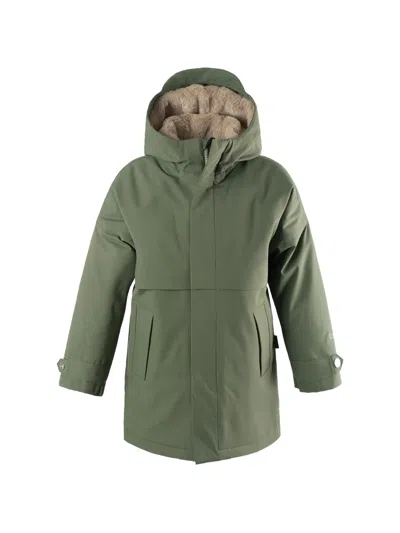 Gosoaky Kids' Hooded Jacket In Green