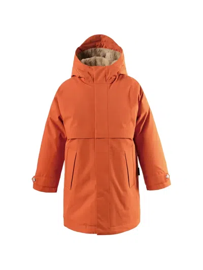 Gosoaky Kids' Hooded Jacket In Orange