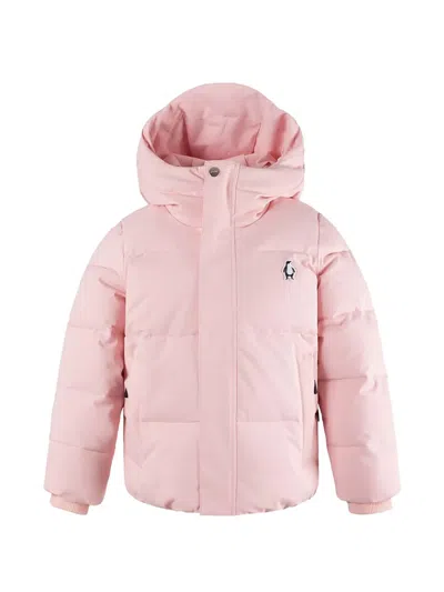 Gosoaky Kids' Hooded Padded Jacket In Pink