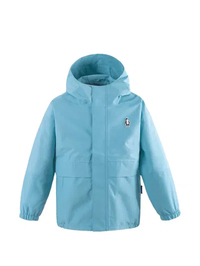 Gosoaky Kids' Hooded Patch Jacket In Blue