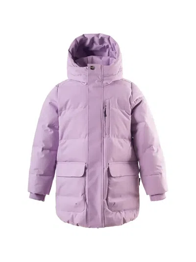 Gosoaky Kids' Hooded Puffer Jacket In Purple