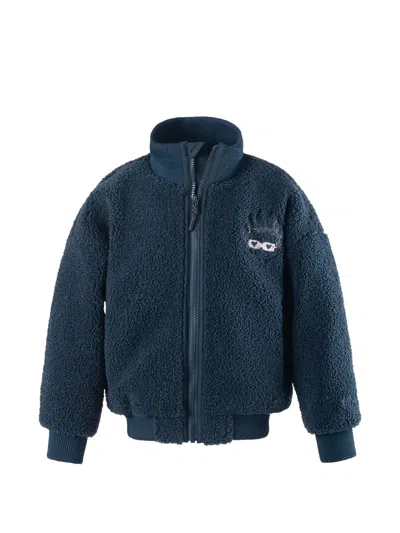 Gosoaky Kids' Zip-up Fleece Jacket In Blue