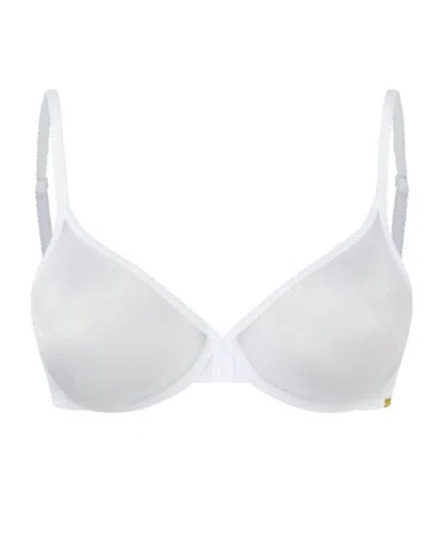 Gossard Glossie Sheer Bra In White