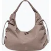 Got Bag Mellow Bag Recycled Nylon Slouchy Hobo In Gray
