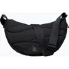 Got Bag Wavy Puffer Recycled Nylon Moon Bag In Black