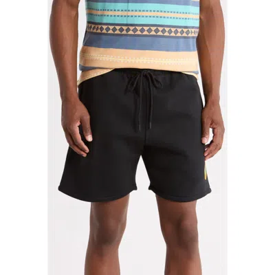 Gotcha Del Mar Cotton Shorts In Black