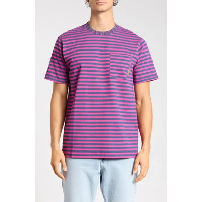 Gotcha Dominical Pocket Knit T-shirt In Purple