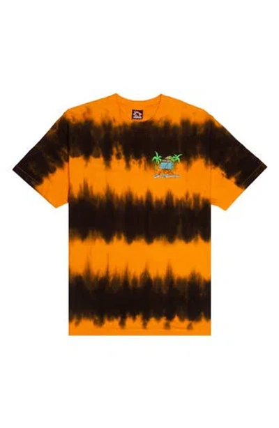 Gotcha Getaway Tie Dye Cotton Graphic Tee In Multi
