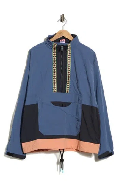Gotcha Palms Hooded Nylon Anorak In Vintage In