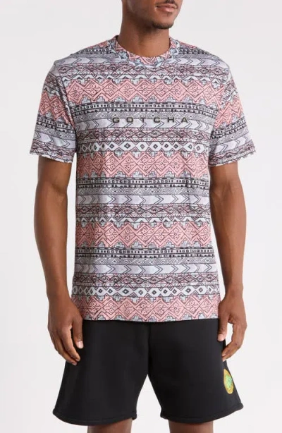 Gotcha Rose Hills Cotton T-shirt In Multi