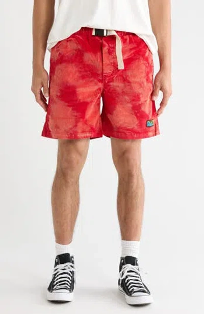 Gotcha Samara Walking Shorts In Red