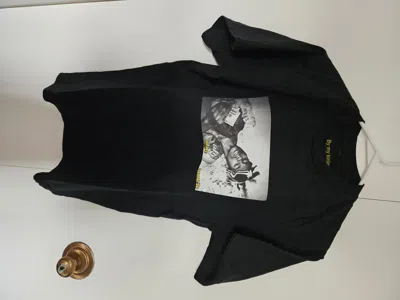 Pre-owned Goth&money X Sad Boys Goth Money "by My Lonely" Tee In Black