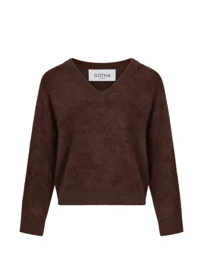 Gotha Bethan Sweater In Brown