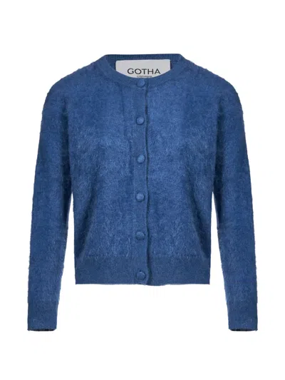 Gotha Breeze Cardigan In Blue