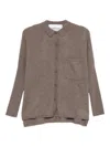 Gotha Button-fastening Long-sleeve Shirt In Brown