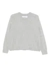 Gotha Crew-neck Sweater In Gray