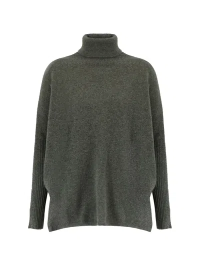 Gotha Roll-neck Cashmere Sweater In Green