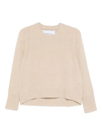 Gotha Round-neck Sweater In Neutral