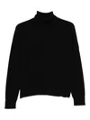 Gotha Turtleneck Sweater In Black