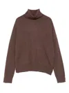Gotha Turtleneck Sweater In Brown
