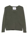 Gotha V-neck Sweater In Gray