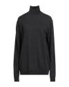 Gotha Woman Turtleneck Black Size 16 Wool In Black
