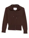 Gotha Zip-up Sweatshirt In Brown