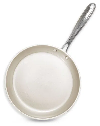 Gotham Steel 10in Ultra Nonstick Ceramic Fry Pan With Stay Cool Handle In White