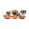 Gotham Steel 12-pc. Non-stick Cookware Set In Orange