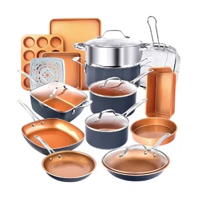 Gotham Steel 20-pc. Cookware Set In Orange