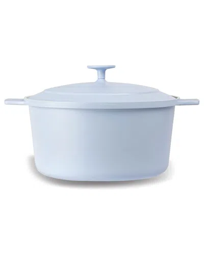 Gotham Steel 5 Qt Nonstick Ceramic Dutch Oven With Self Basting Lid In Blue