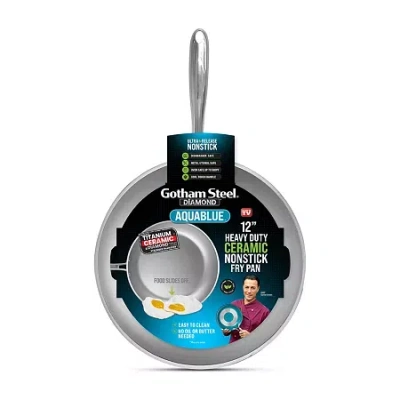 Gotham Steel Aqua Blue 12" Non-stick Frying Pan With Cool Touch Handle