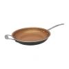 Gotham Steel As Seen On Tv Non-stick Frying Pan In Orange