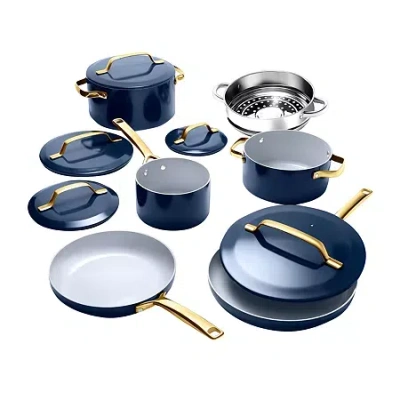 Gotham Steel Modern Collection 11-pc. Cookware Set In Blue