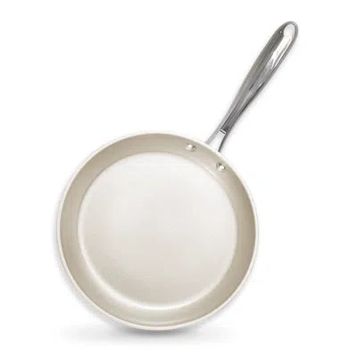 Gotham Steel Naturals Cream 10'' Ultra Nonstick Ceramic Fry Pan With Stay Cool Handle