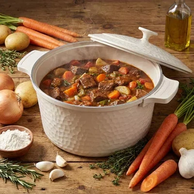 Gotham Steel Non-stick Dutch Oven In Neutral