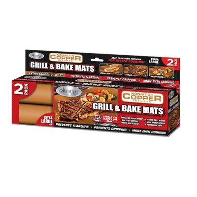 Gotham Steel Nonstick Copper Grill Mat