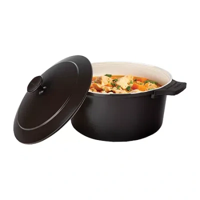 Gotham Steel Non-stick Dutch Oven In Black